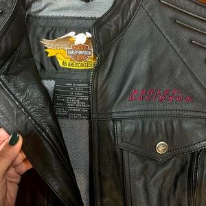 Leather vintage Harley Davidson Jacket